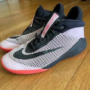 Girls pink/black Nike Future Flight shoes Size 3Y
